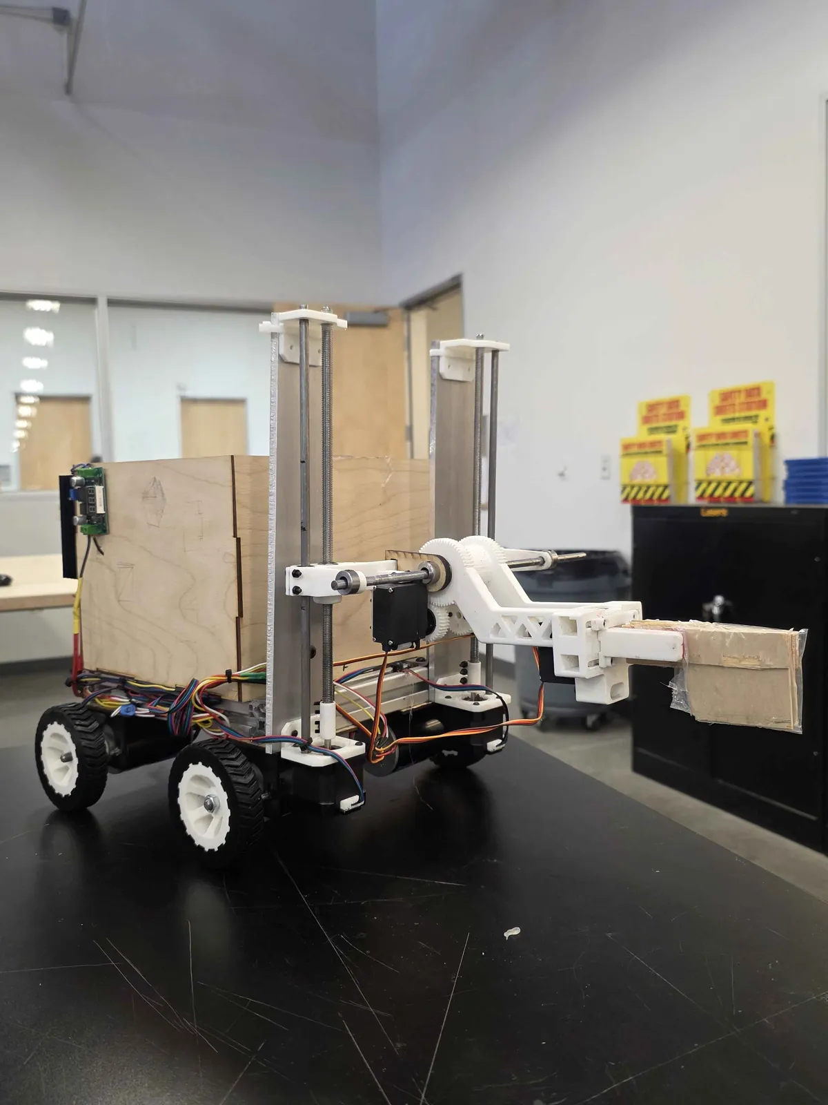 Assembled invasive species removal robot